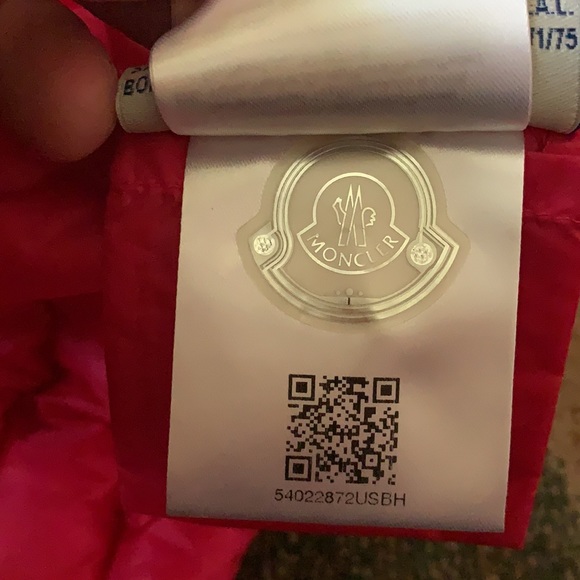 Kids Baby Girl MONCLER pink puffer vest - Picture 5 of 6